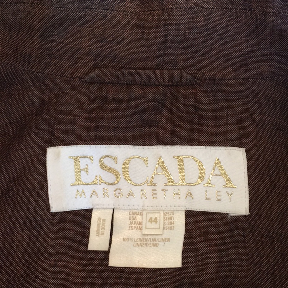 ESCADA Margaretha Ley 100% linen blazer - Picture 10 of 12